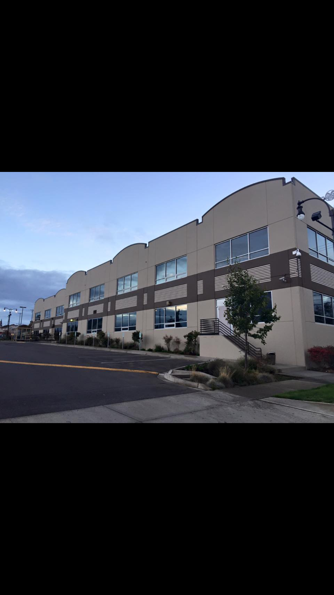 Completed commercial tilt-up exterior