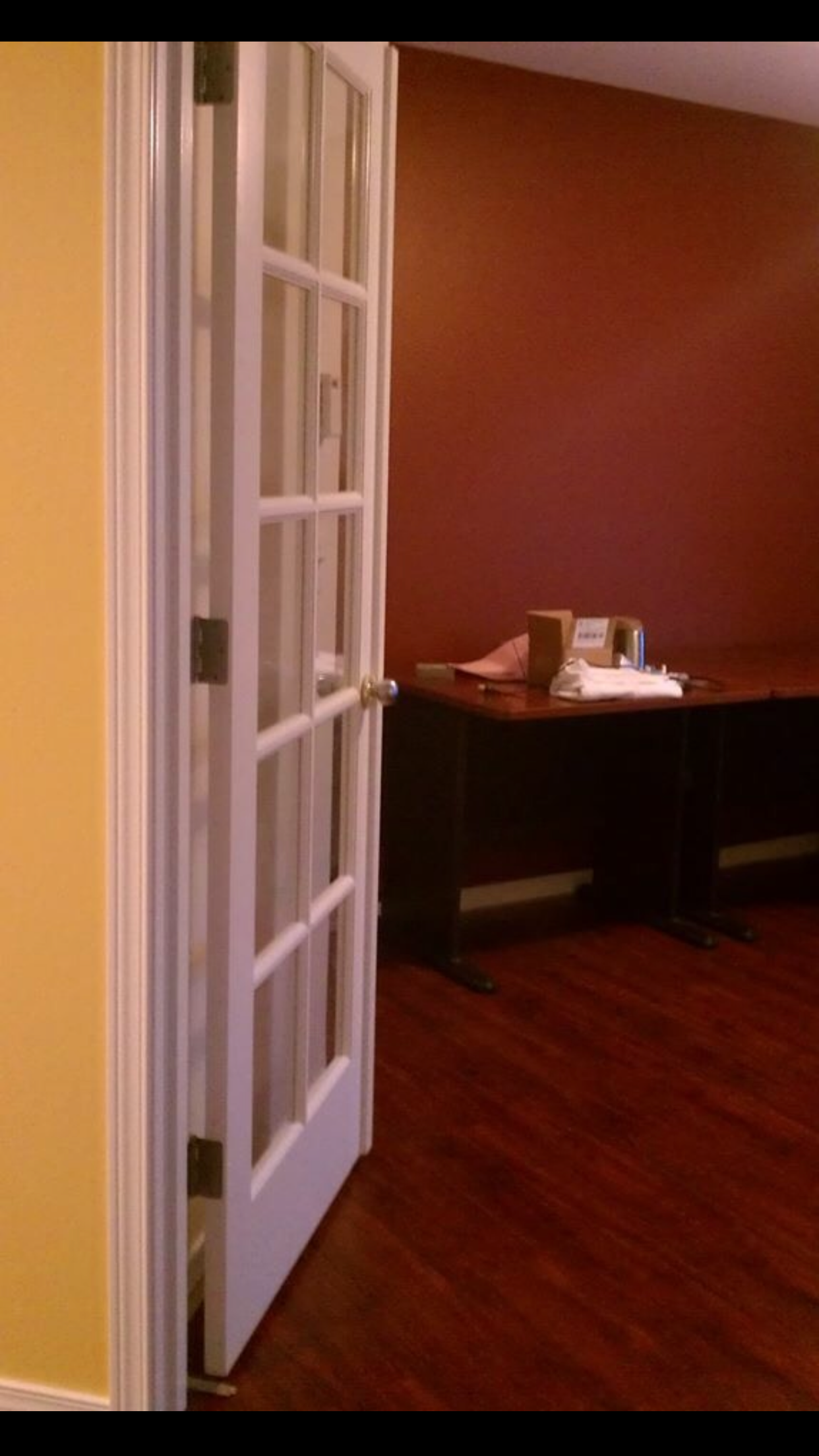 Finished flooring and interior room