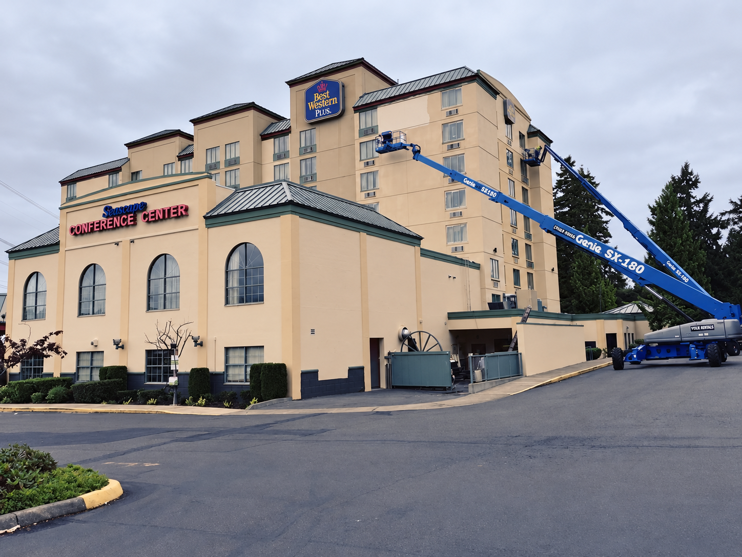 Best Western hotel exterior painting work